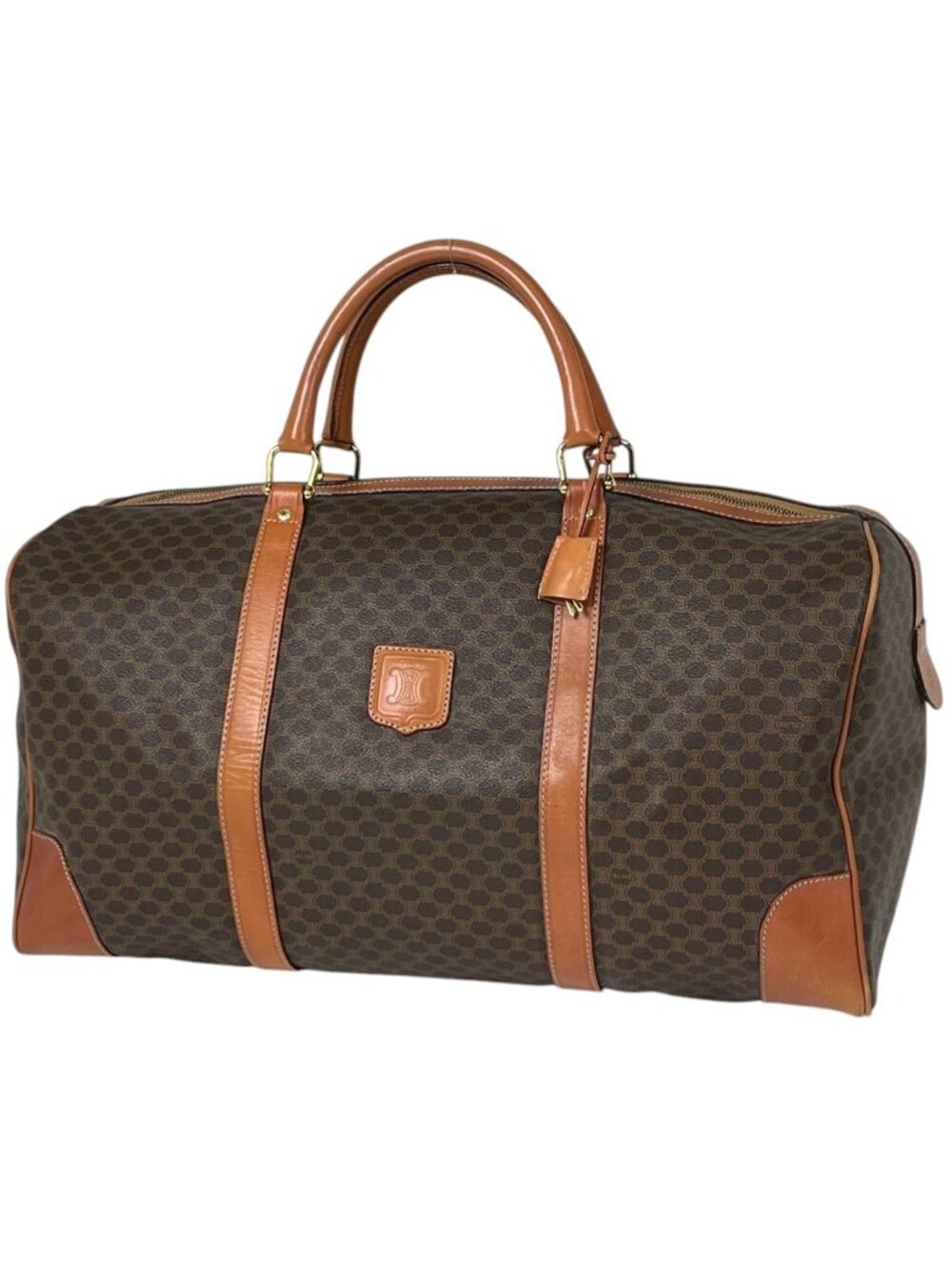Celine Boston Bag Macadam Brown